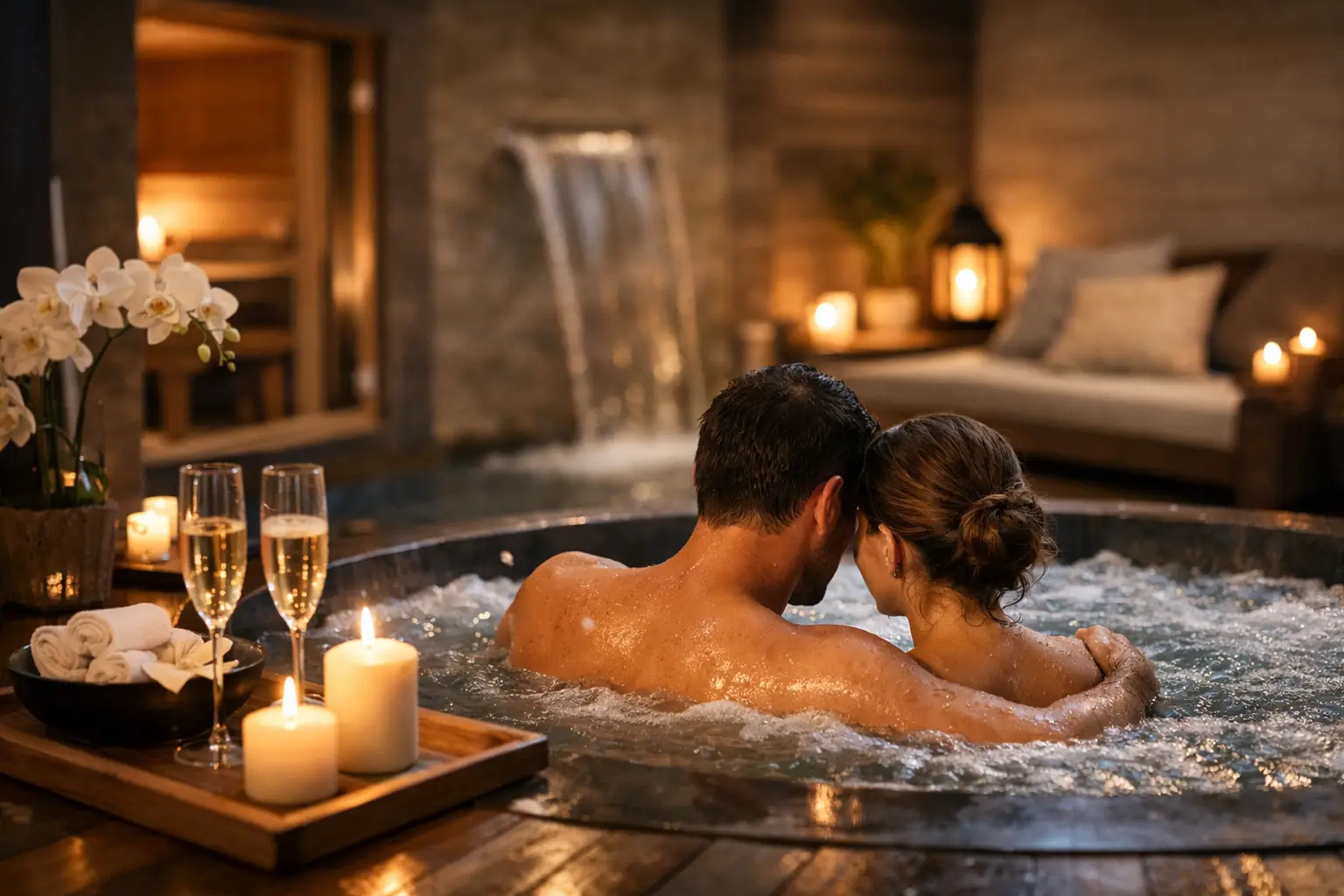 Spa privatif pour une parenthèse à deux